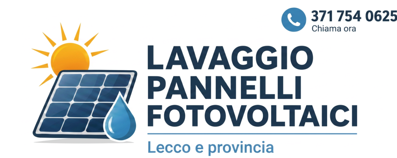 Lavaggio Pannelli Fotovoltaici Lecco